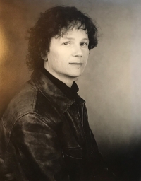 Artistic portrait of Jan Komárek in 1970s