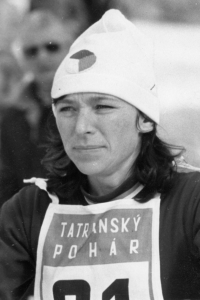 Alena Bartošová v roce 1976 na Tatranském poháru