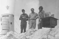 On Mt Triglav in Slovenia with brother and father, turn of the 1960s/1970s