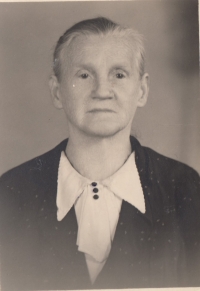 Grandmother of Hana Páníková (Mrs Valdhansová)