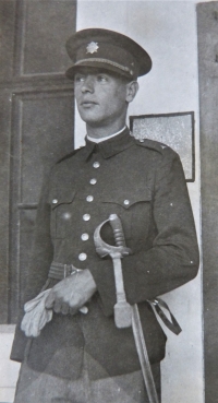 Pamětníkův otec Josef Parlesák během mobilizace v roce 1938 