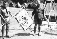 Legendy mladoboleslavského skautingu František Ulč (vlevo) a Josef Manda (vpravo)