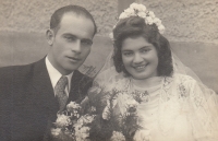 Svatba rodičů, 1943