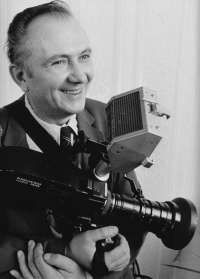 Father of the witness, Libor Zavoral, cameraman of Czechoslovak Television, 1980s