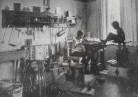 Jedlička's Institute, workshop, 1913–1914