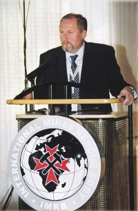 Václav Pošta na mezinárodní konferenci o báňském záchranářství / Hradec nad Moravicí / 2009