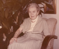 Prababička Marie de Witte, Hronov, 1974