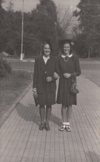 Hovorka sisters, about 1943