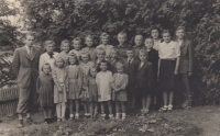 Třída v Javoří, 1947