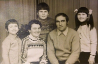 František Stefanides s dětmi, 1977