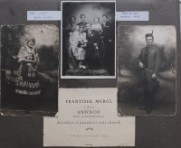 Oznámení sňatku babičky a dědečka Jaromíra Mergla