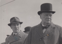 Edvard Beneš a Winston Churchill, z archivu tchána Vladimíra Frajta