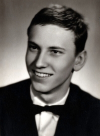 Jiří Gebert na maturitní fotografii