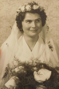 His wife Jarmila Pospíšilová