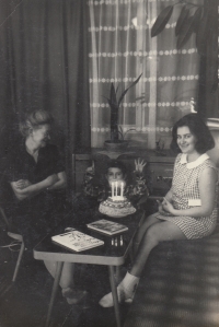 Luděk Marks on his sixth birthday in 1969
