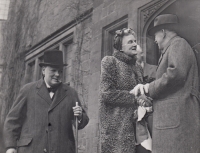 Setkání Edvarda Beneše a Winstona Churchilla, z archivu tchána Vladimíra Frajta