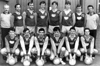 Dukla Liberec in 1983, the year they won the championship. Vlastimir Lenert is in the bottom row, second from left