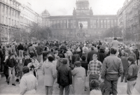Demonstrace k 70. výročí vzniku republiky, Praha, 1988