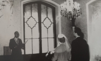 Wedding of Květuše and Josef Dostál, 1960