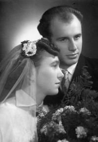 Anežka a Max Večerkovi, 1954