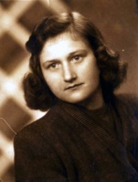 Zdenka Petruželová, portrait from the day she turned eighteen
