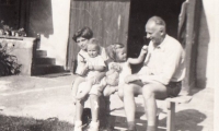 Stanislav Přibil with his family