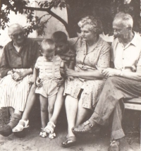 Marie and Stanislav Přibil (right), parents of Jan Přibil