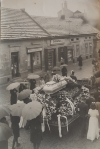 Pohřeb Karlíka Hornického ve Zlonicích
