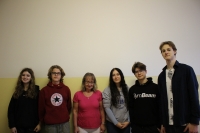 Anna Šebková s žákovským týmem