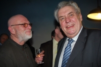 Setkání J. Dobiáše a Miloše Zemana dne 25. února 2013, krátce po jeho zvolení prezidentem 