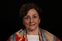 Eva Valentová při natáčení