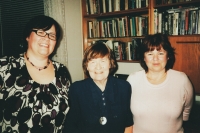 Jitka and her daughters, younger Magdalena (left) and older Iva. 2015