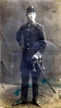 Jan Cahel, dědeček, 1914