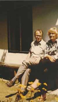 Miloš Rejchrt a Eva Kantůrková (polovina 80. let)