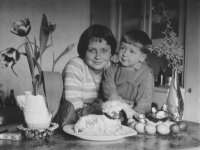Olga Vychodilová s bratrem Oldřichem