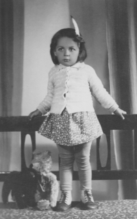 Olga Vychodilová v dětských letech