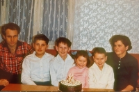 The Pospíšil family, 1972