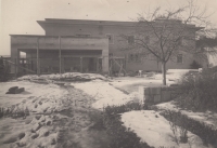 Rozestavěná vila Stiassni v Brně-Pisárkách v březnu 1929