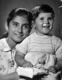 Sultana Gawlik (left), around 1956