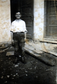 Father Josef Cahel in 1940s in Poteč