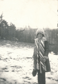 Ludmila Voříšková in her youth 