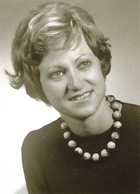 Helena Svobodová v roce 1974