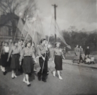 První máj v Oseku, 1954