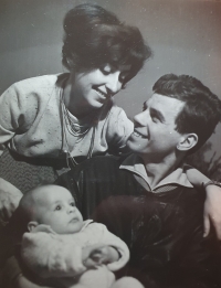 Jiří Bartůšek manželkou Sylvou a dcerou 