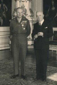 Edvard Beneš a polní maršál Bernard Law Montgomery