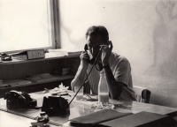 Vojtěch Kunčík jako produkční ve Filmových ateliérech Gottwaldov