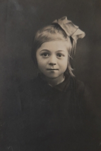 Mother Marie Hořejší in childhood