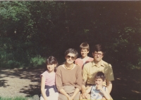Rodina Stáňových v roce 1988