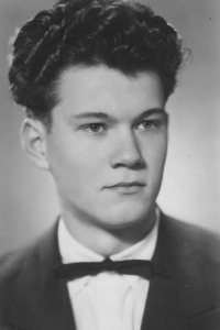 Bedřich Gregorini, maturitní foto, rok 1958 