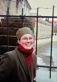 Ondřej Soukup, sestra Jana, Praha, 2004